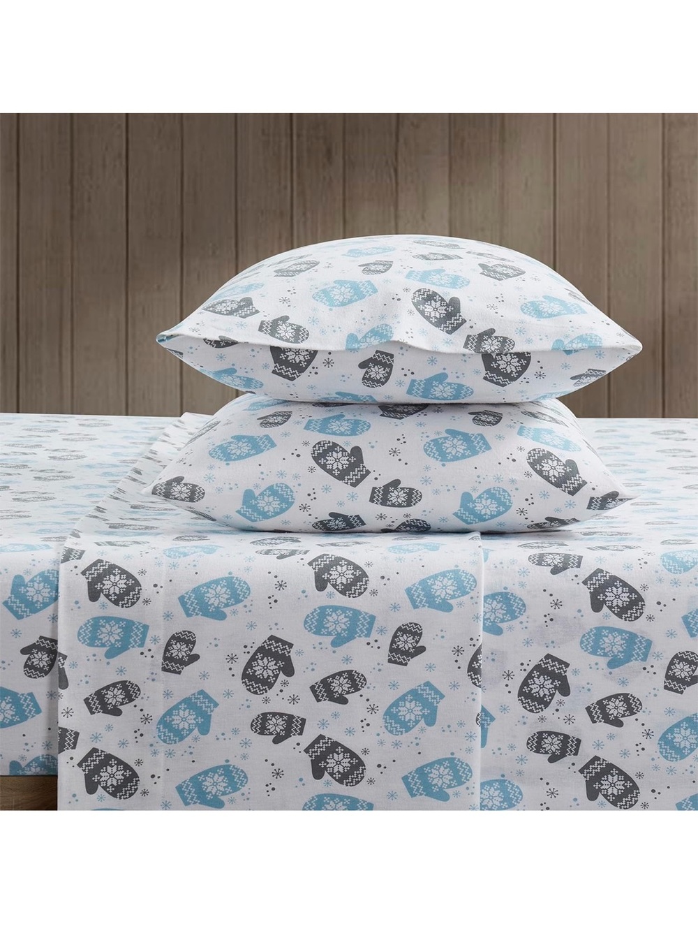Bearpaw 4-Piece Queen Size Bed Sheet Set - Fitted & Flat Sheets & Pillowcases
